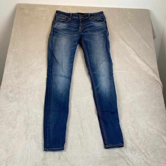 Buckle Black Mens Skinny Fit Jeans 28X32 Medium Wash Distressed Style - Picture 16 of 16